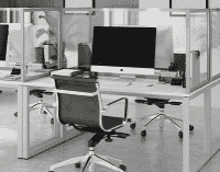 Glazed Desk Dividers